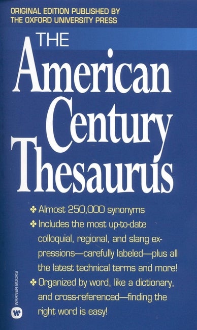 Item #517022 The American Century Thesaurus