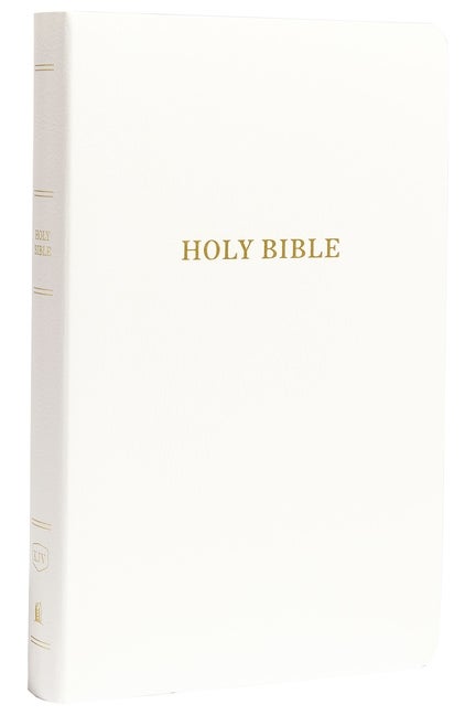 Item #492224 KJV, Gift and Award Bible, Leather-Look, White, Red Letter, Comfort Print: Holy...