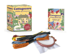 Item #598874 Cottagecore Cross-Stitch Kit: Includes 4 Patterns. Sosae Caetano, Dennis, Caetano