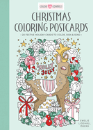Item #602858 Christmas Coloring Postcards: 20 Festive Holiday Cards to Color, Sign, and Send....