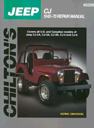 Item #575420 Jeep CJ, 1945-70 (Chilton Total Car Care Series Manuals). Chilton