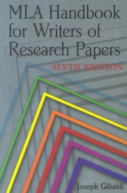 Item #299573 MLA Handbook for Writers of Research Papers. Joseph Gibaldi