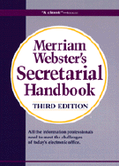 Item #302242 Merriam-Webster's Secretarial Handbook (Third Edition). Merriam-Webster