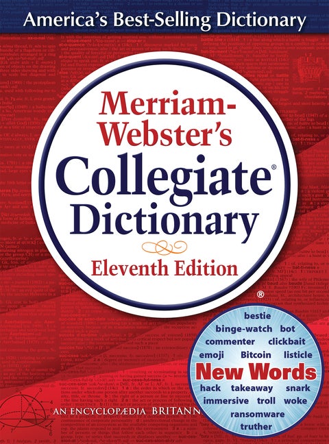 Item #302319 Merriam-Webster's Collegiate Dictionary, 11th Edition, Jacketed Hardcover, Indexed,...