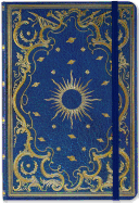 Item #515691 Celestial Dot Matrix Notebook, A5 size. Peter Pauper Press