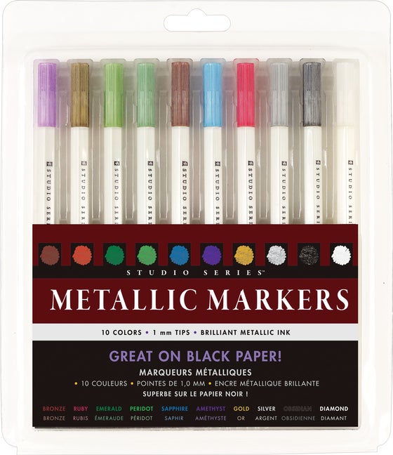 Studio Series Colored Micro-Line Pen Set (Set Of 7) by Inc. Peter Pauper  Press (2014, Merchandise, Other) for sale online