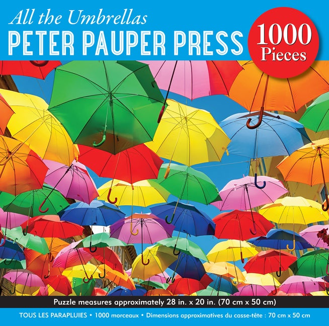 Item #563559 All the Umbrellas 1000 Piece Puzzle. Peter Pauper Press, Inc