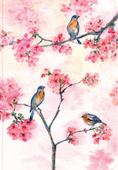 Item #574855 Cherry Blossoms in Spring Journal. Lauren Wan
