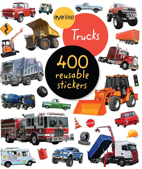 Item #549259 Eyelike Stickers: Trucks. Workman Publishing
