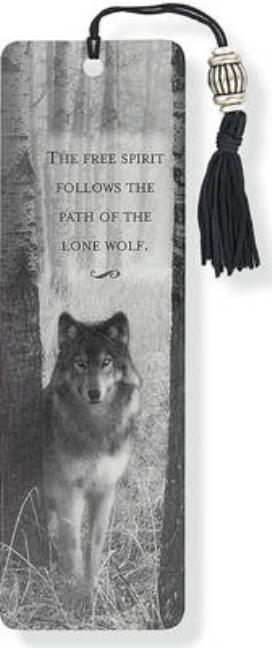 Item #512458 Wolf Beaded Bookmark. Peter Pauper Press
