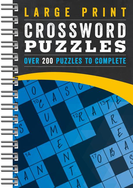 Item #524475 Large Print Crossword Puzzles: Over 200 Puzzles to Complete. Parragon Books