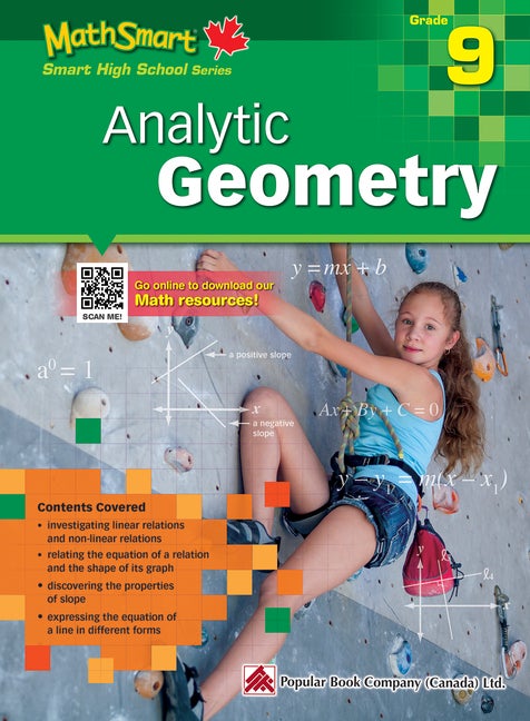 Item #570673 MathSmart Grade 9 - Analytic Geometry. Popular Book Company