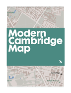 Item #572420 Modern Cambridge Map: Guide to Modern Architecture in Cambridge (Blue Crow Media...