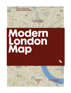Item #571305 Modern London Map: Guide to Modern Architecture in London (Blue Crow Media...