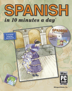 Item #573059 SPANISH in 10 minutes a day® with CD-ROM. Kristine K. Kershul